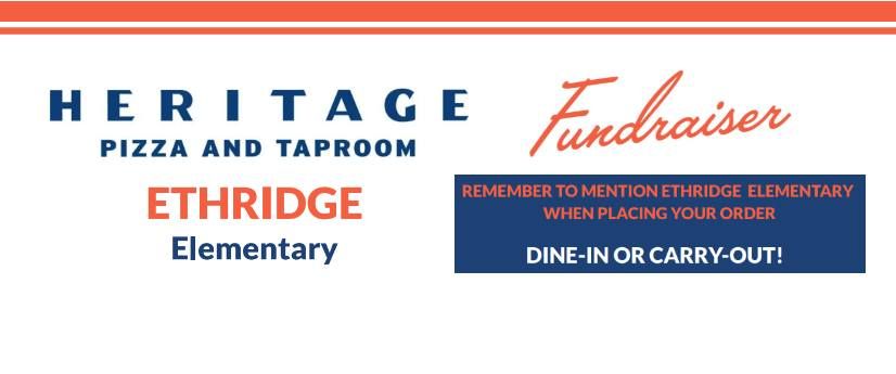 Heritage Pizza & Taproom Spirit Night ALL DAY