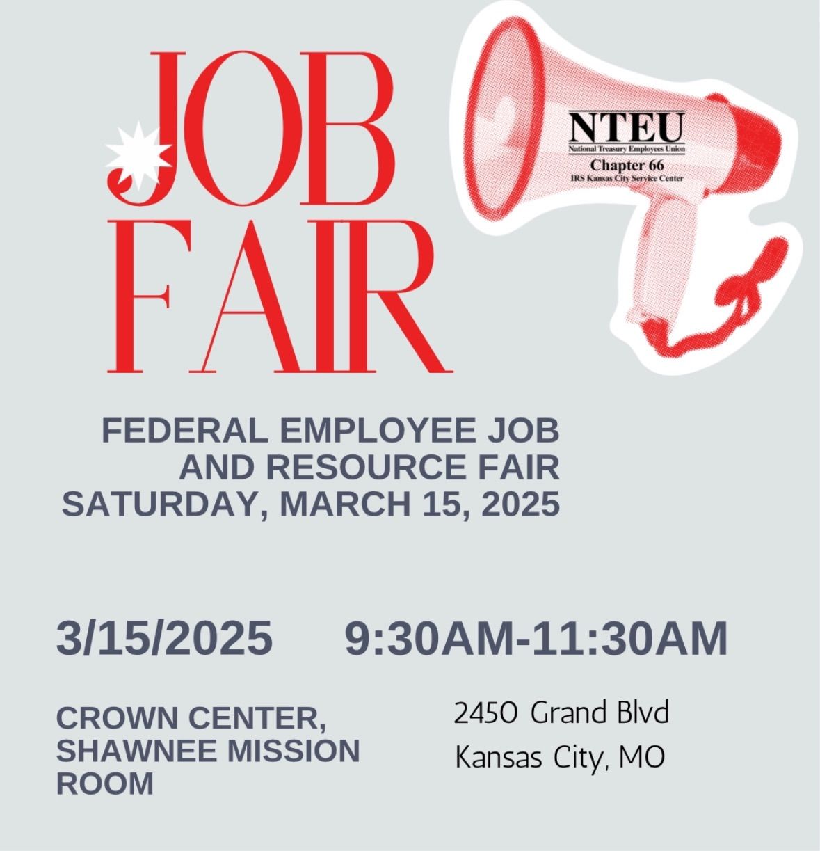 Job Fair for Federal Workers!