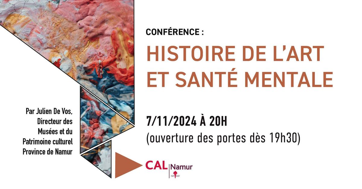 Conf\u00e9rence : Histoire de l\u2019art et sant\u00e9 mentale