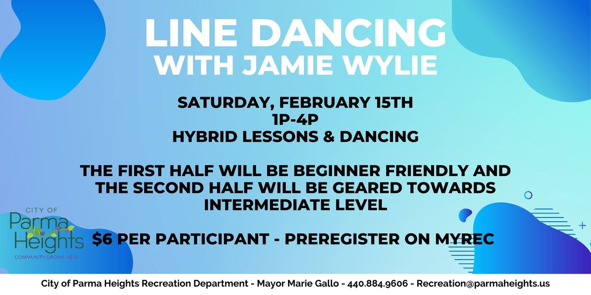 LINE DANCING WITH JAMIE WYLIE