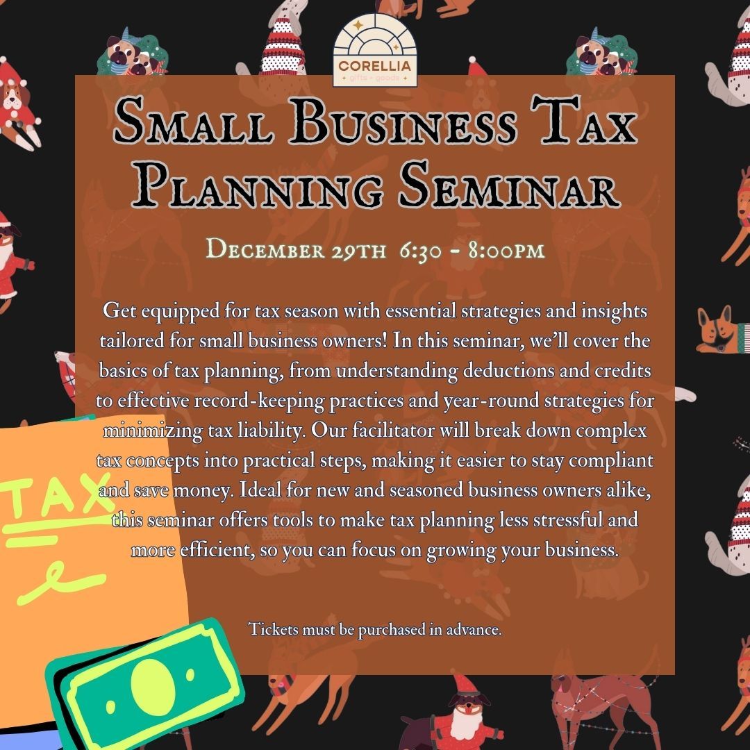 Small Business Tax Planning Seminar