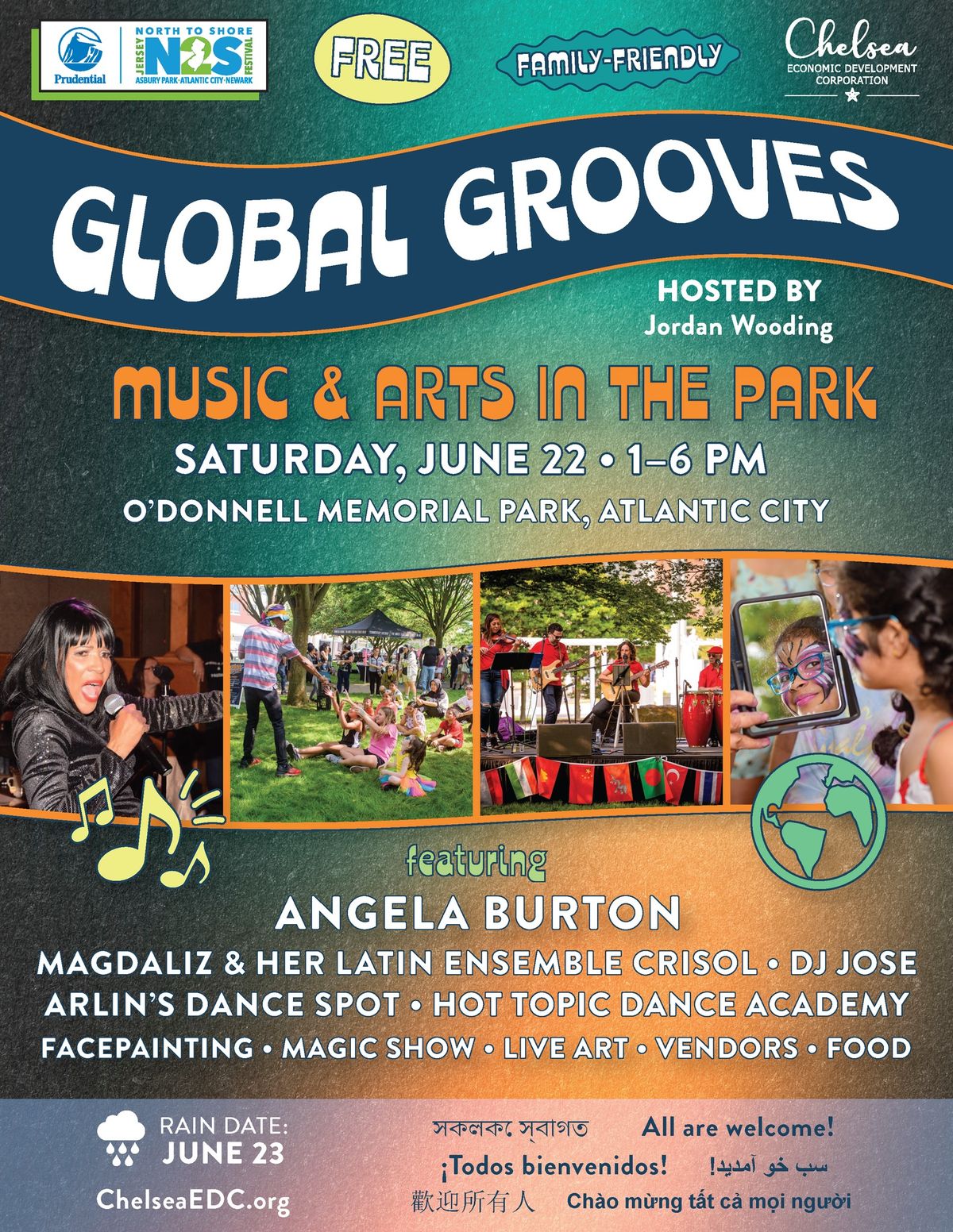 Global Grooves, Music & Arts in the Park, in AC, NJ, presents Magdaliz & Her Latin Ensemble Crisol