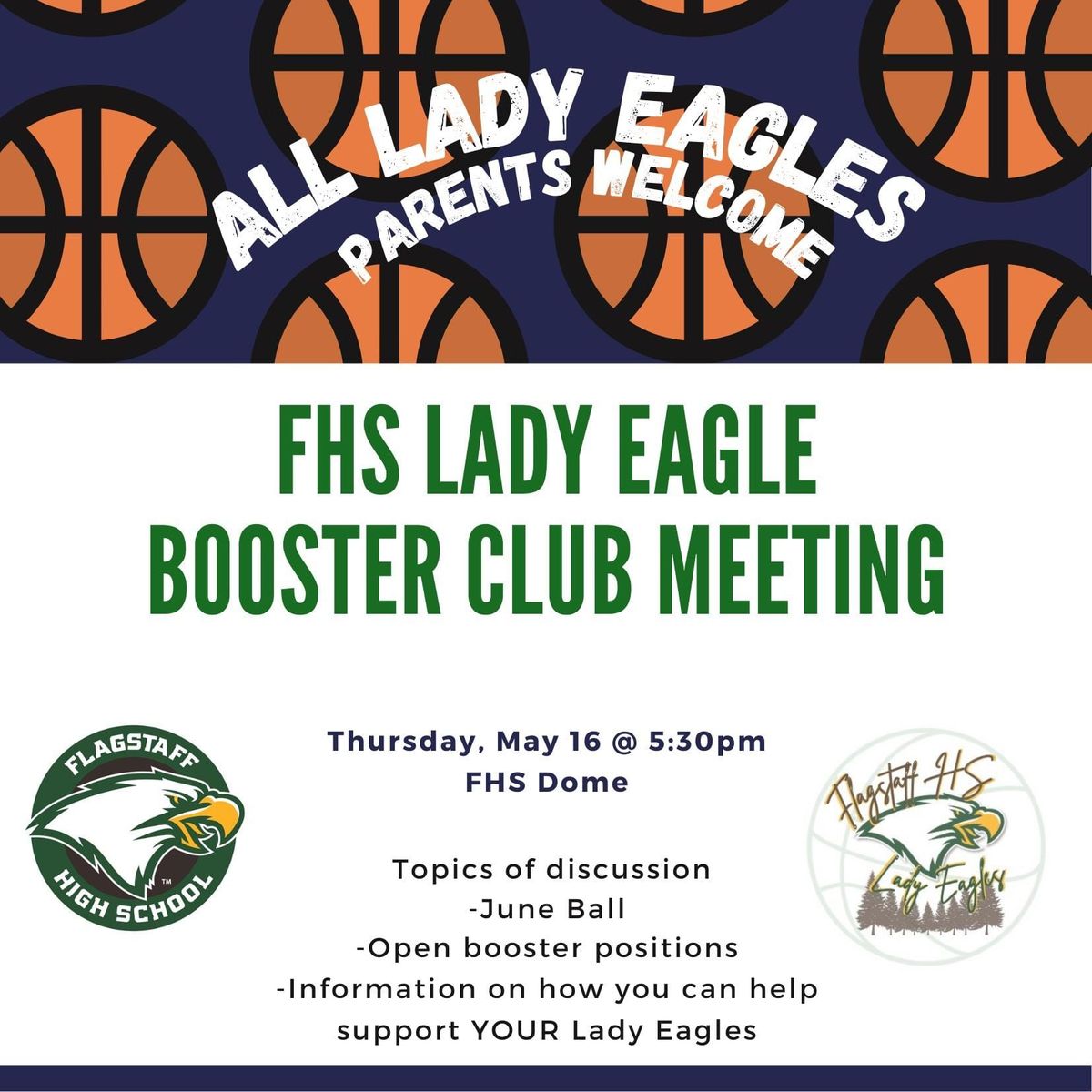 FHS Lady Eagle Booster Club Meeting