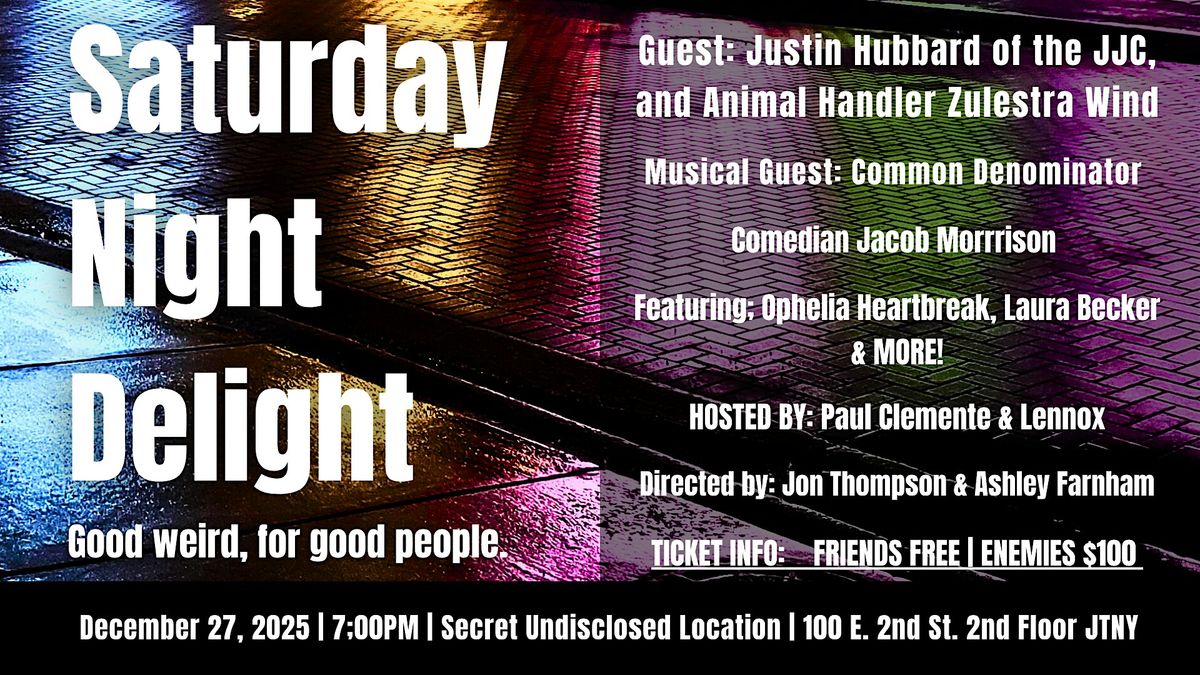 Saturday Night Delight | Wholesome Chaos LIVE | Free