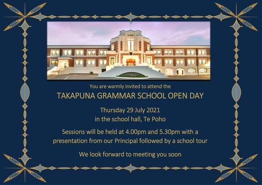Takapuna Grammar School Open Evening