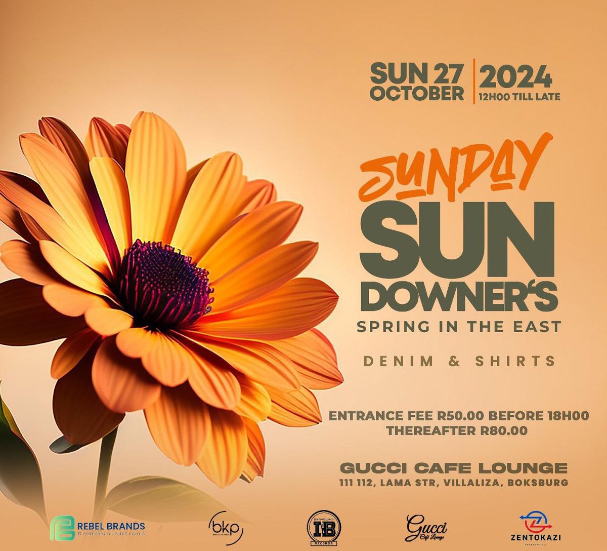 Sunday Sundowner\u2019s (Spring In The East)