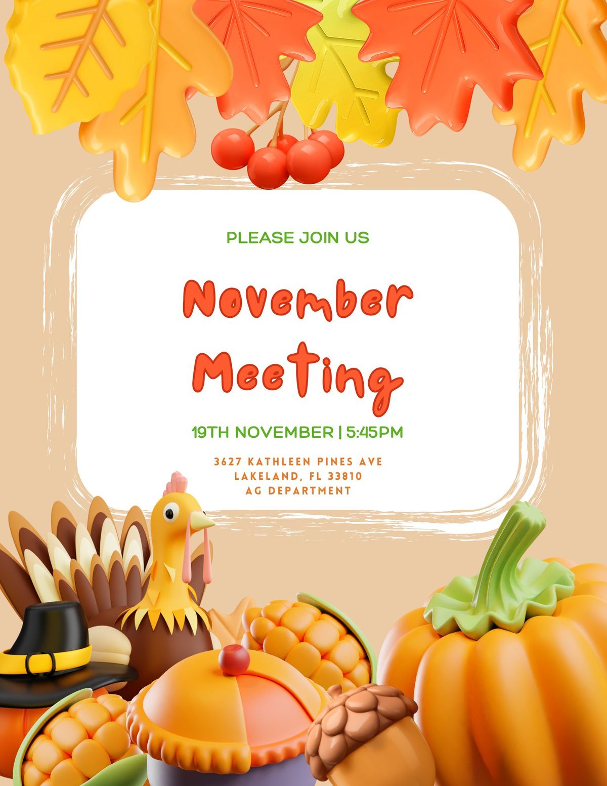 November Meeting