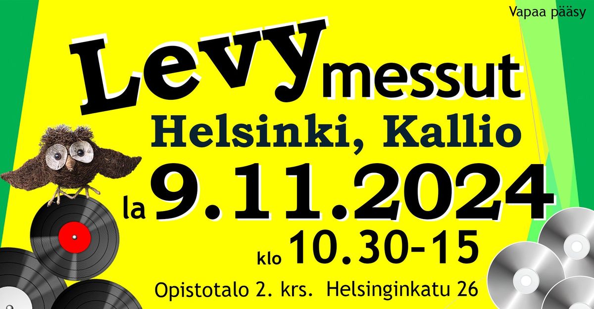 Levymessut Helsinki Kallio