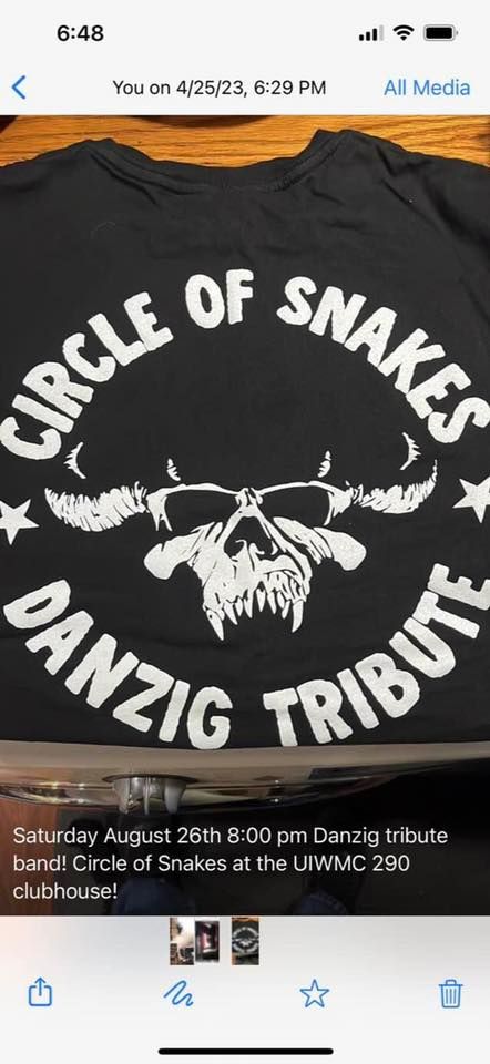 Circle of snakes Danzig tribute band