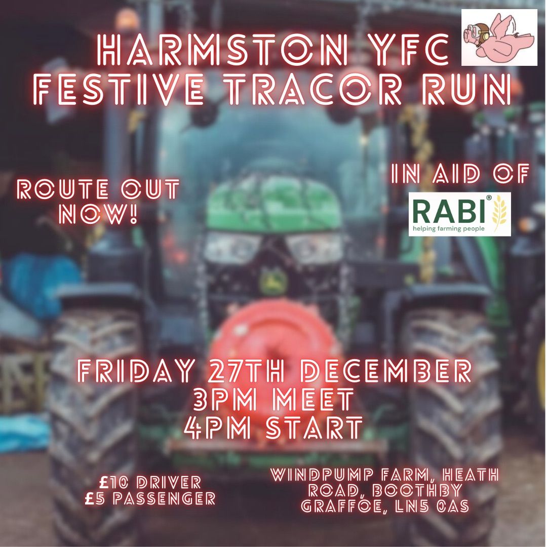 Harmston YFC Festive Tractor Run 2024\ud83c\udf85\ud83c\udffb\ud83c\udf84