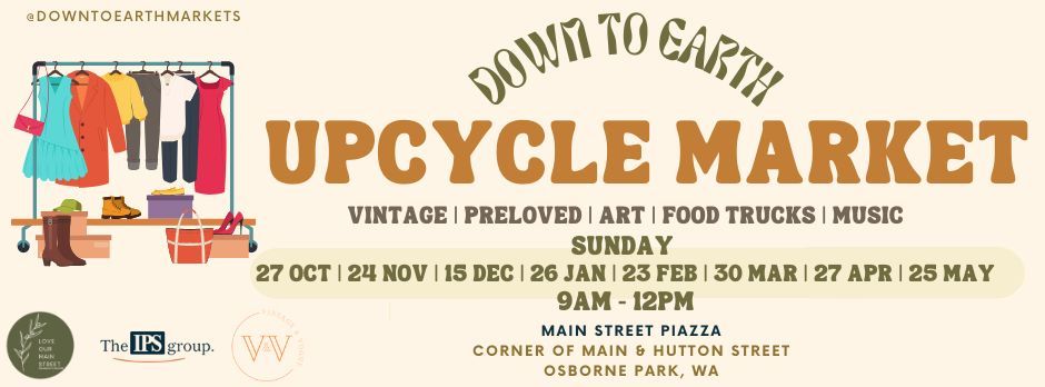 DOWN TO EARTH - UPCYCLE & SECONDHAND MARKET!