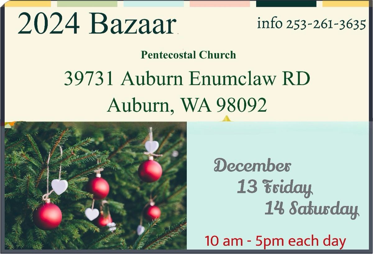 Christmas Bazaar 