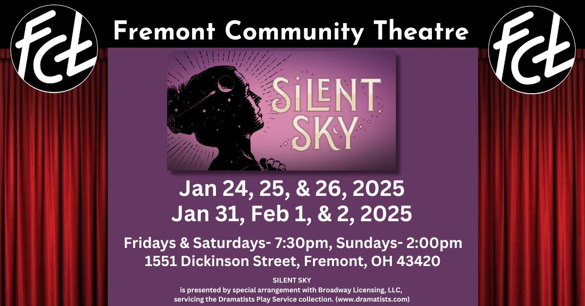 Fremont Community Theatre's Silent Sky