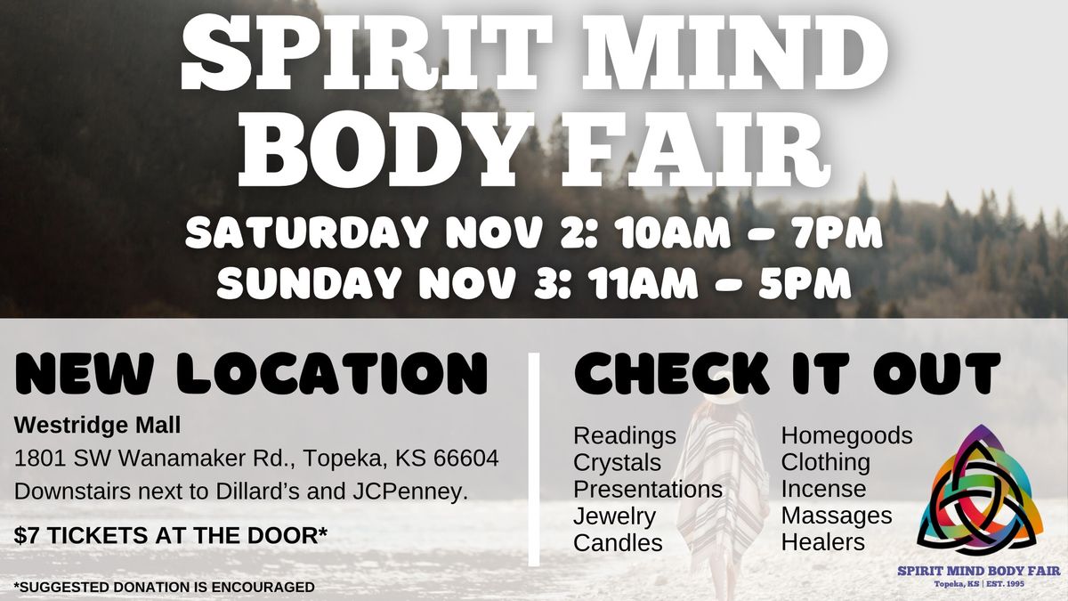 November Spirit Mind Body Fair 