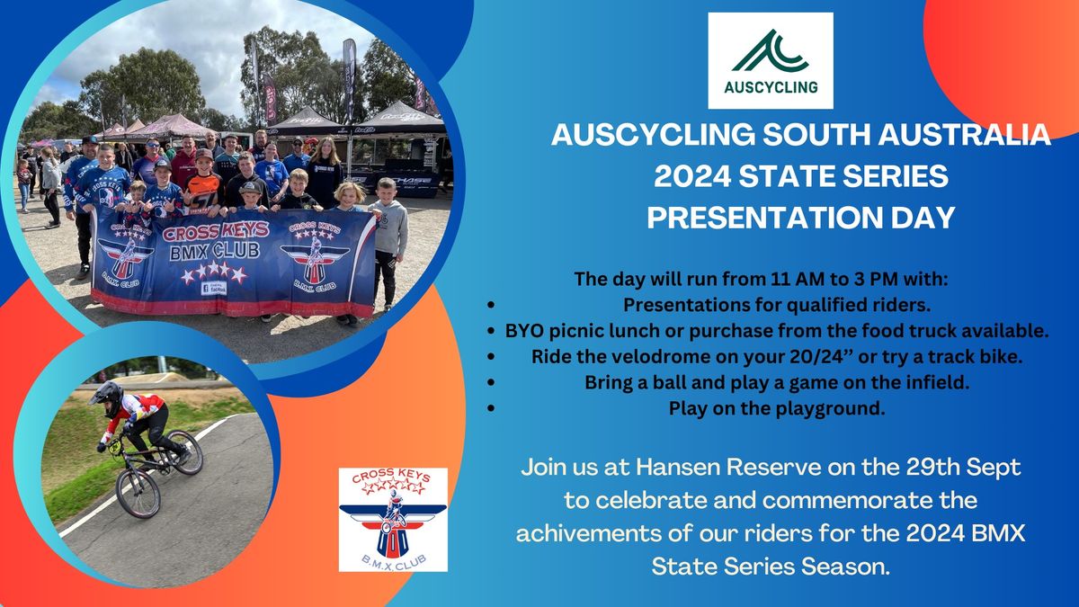 AusCycling South Australia 2024 State Series Presentation