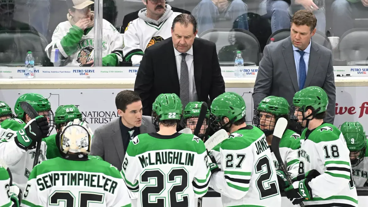 North Dakota Fighting Hawks at Denver Pioneers Mens Hockey