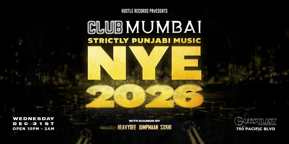 Club Mumbai: NYE 2026 (Strictly Punjabi Music)