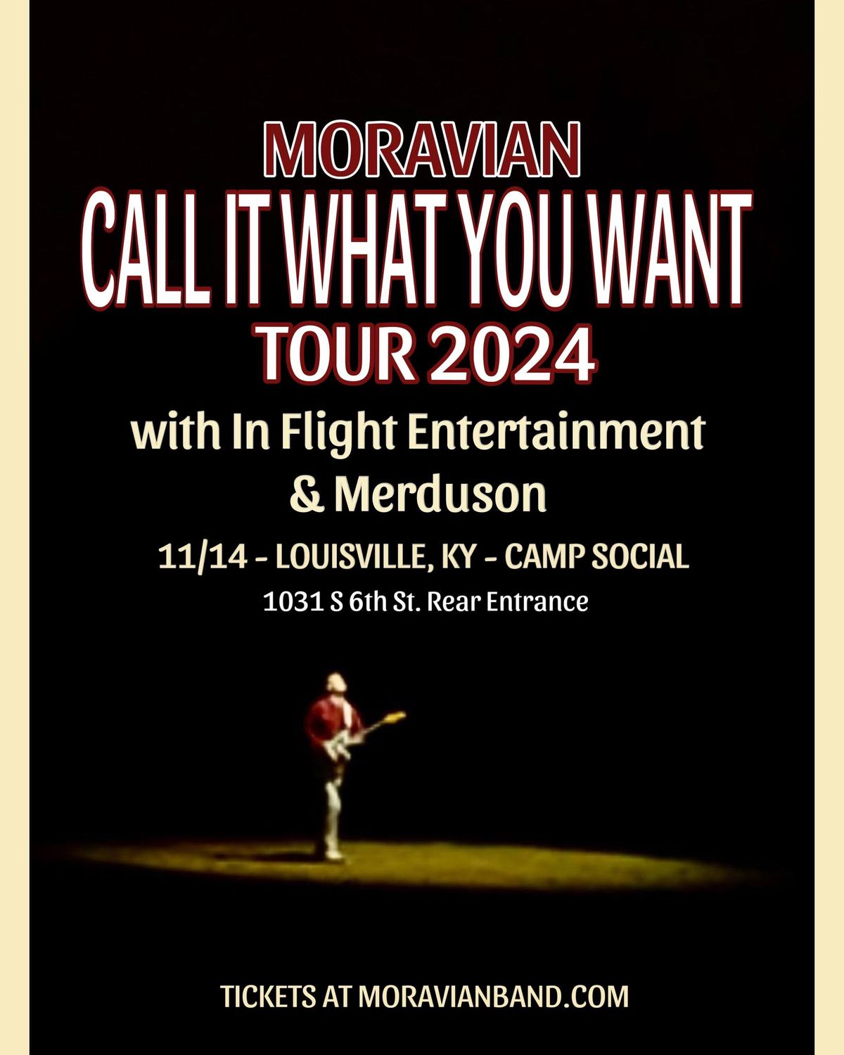 MORAVIAN: Call It What You Want Tour 2024