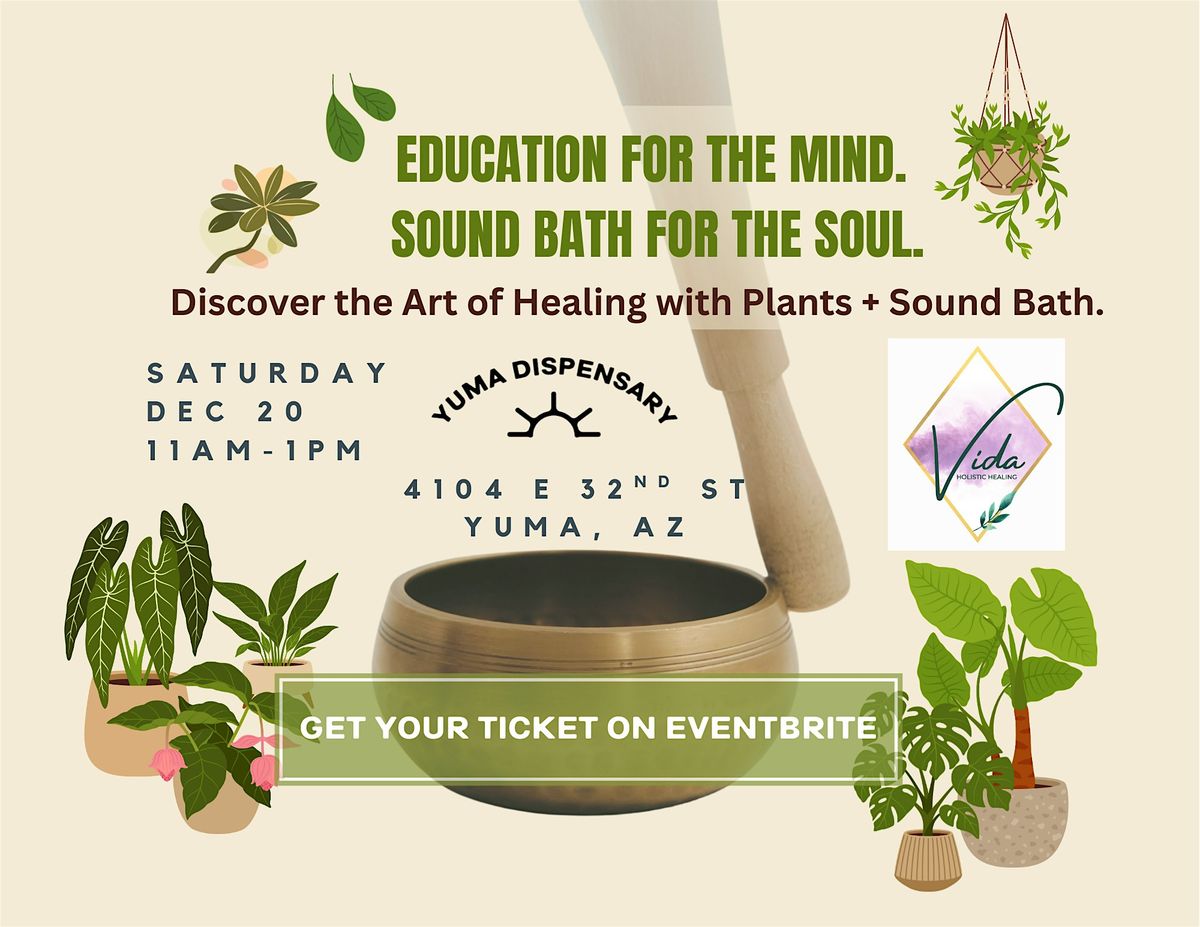 Education for the Mind. Sound Bath for the Soul.