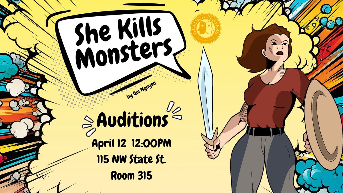 She Kills Monsters, by Qui Nguyen: Auditions!