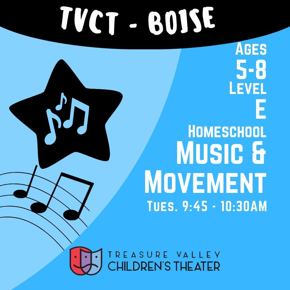 Boise Homeschool Music and Movement Class (ages 5-8)