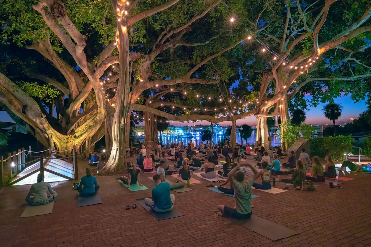 Twilight Yoga at the Light