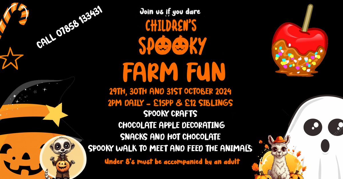 Spooky Farm Fun Activity