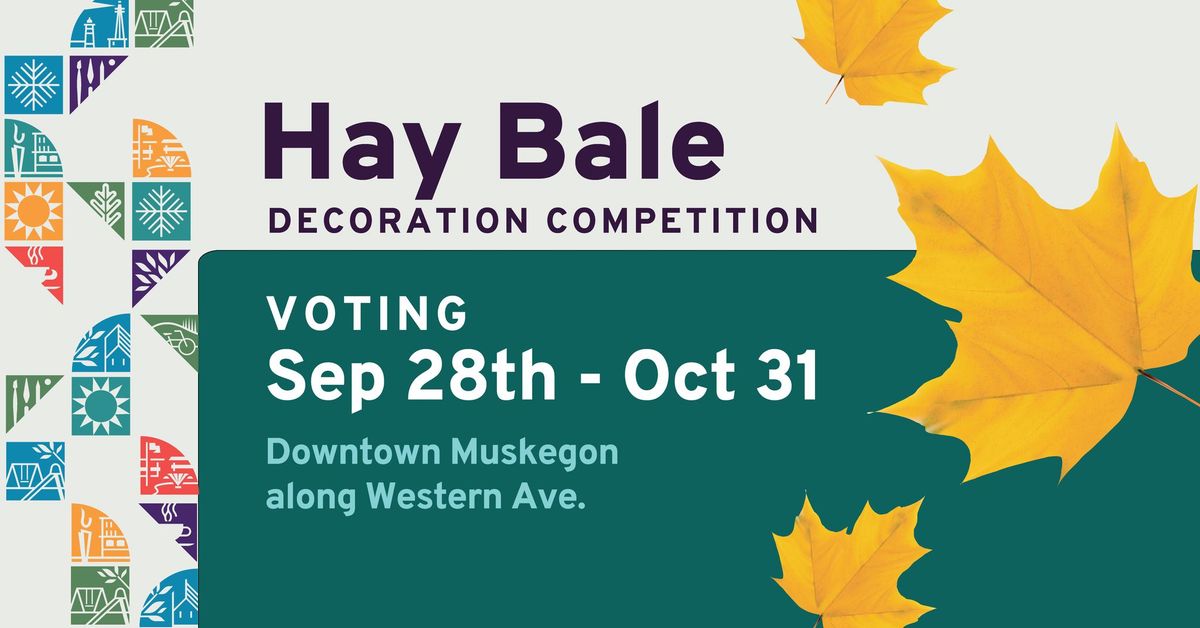 Downtown Muskegon Hay Bale Decorating Competition