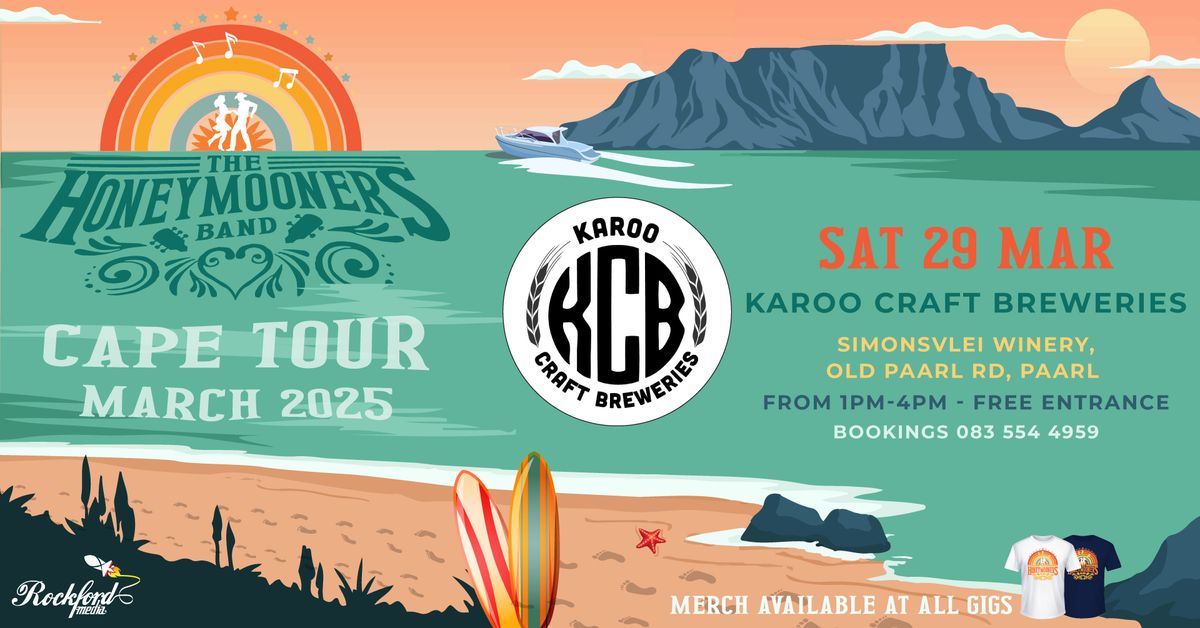 The Honeymooners Live at Karoo Craft Breweries, Simonsvlei Winery - SAT 29 Mar