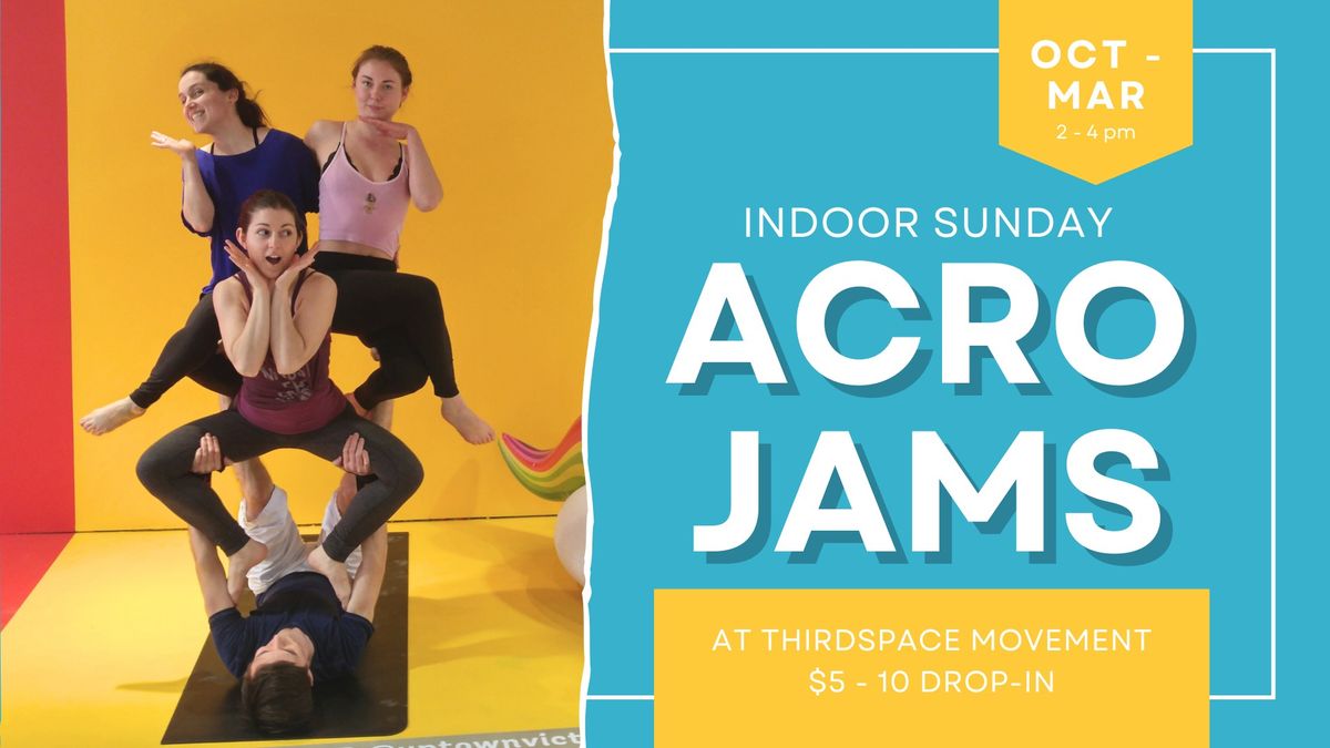 Indoor Sunday Acro Jams