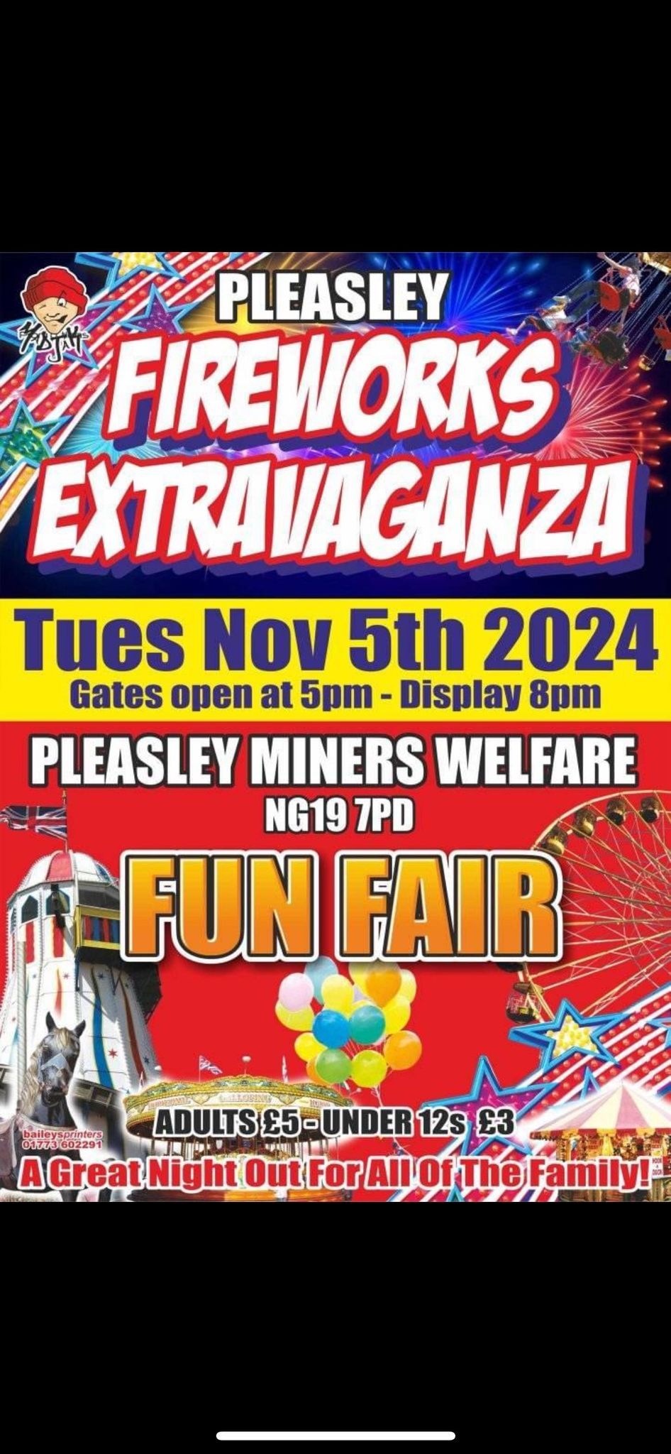 Pleasleys Fireworks Extravaganza 