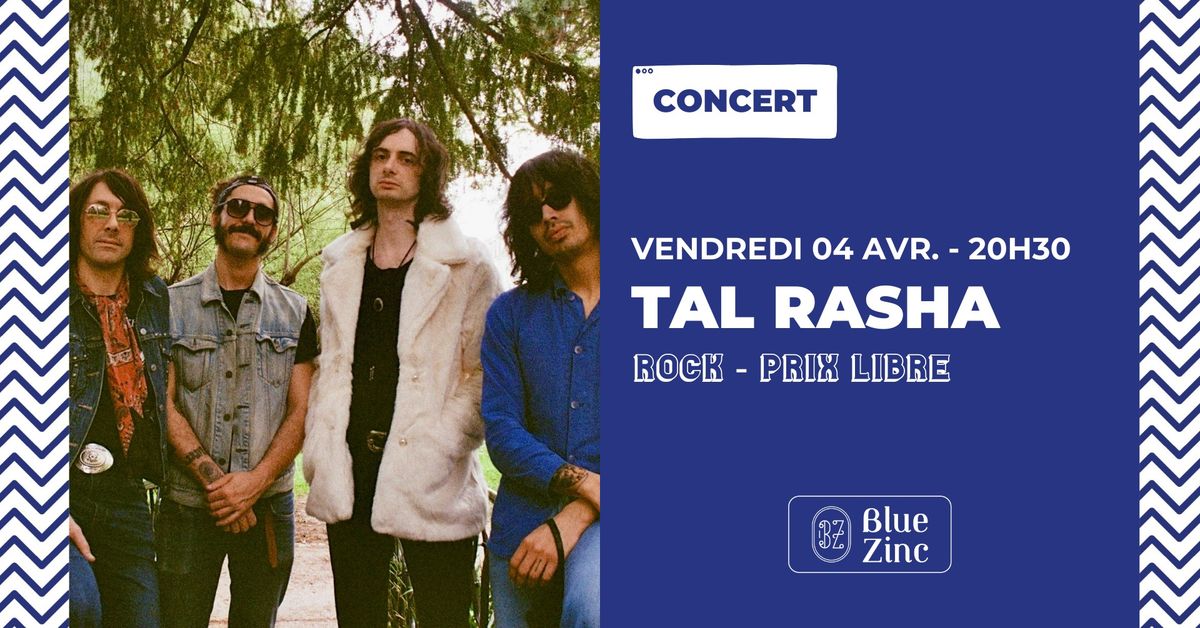 TAL RASHA \u2022 Blue Zinc