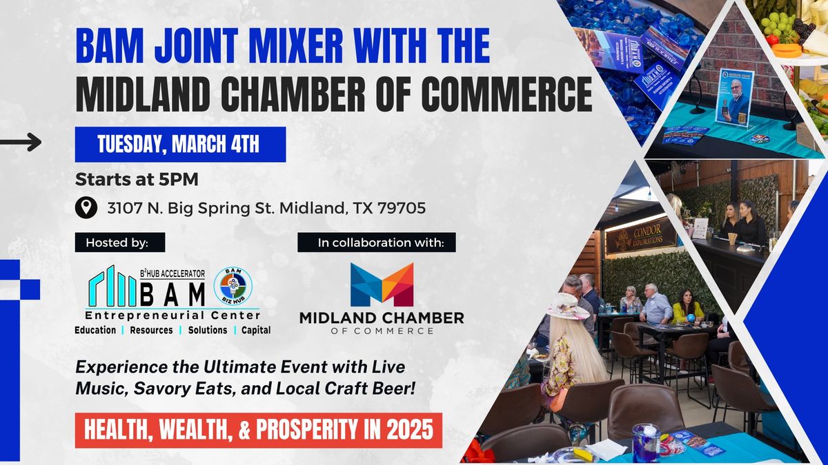 BAM Joint Mixer with the  Midland Chamber of Commerce