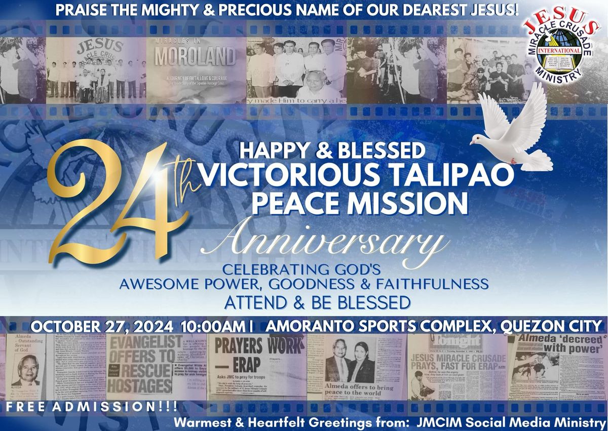 JMCIM 24th VICTORIOUS TALIPAO PEACE MISSION ANNIVERSARY