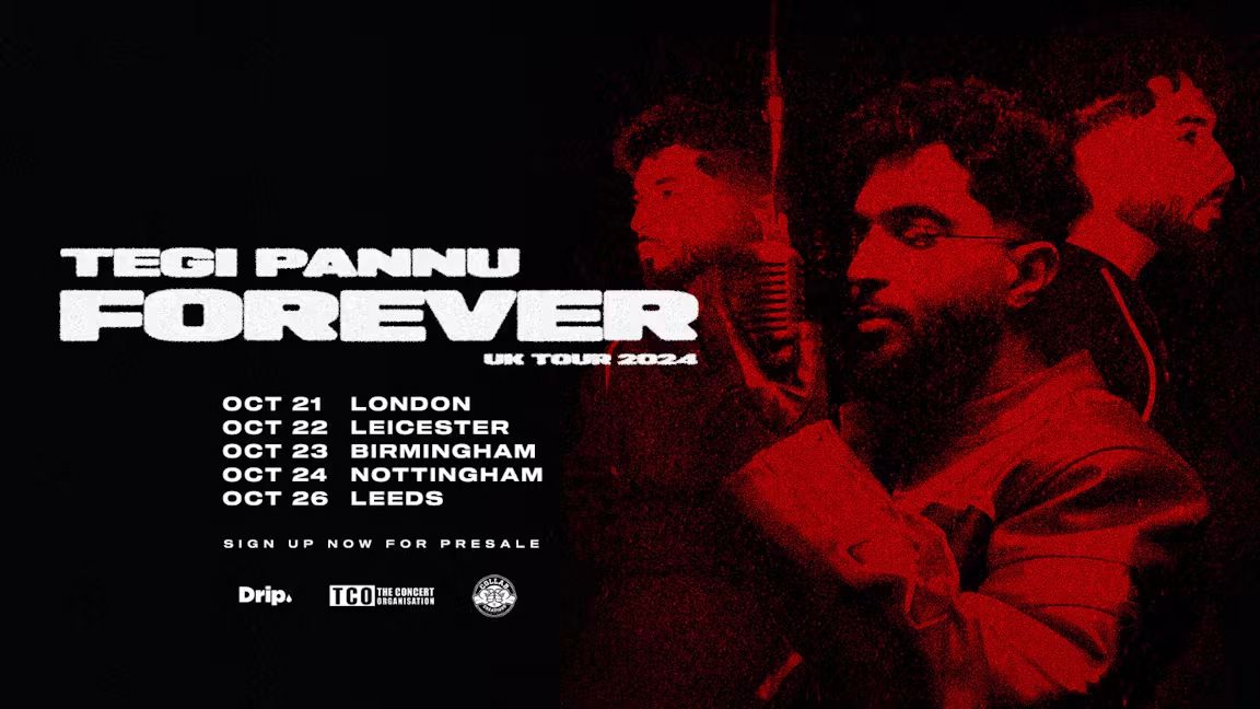 TEGI PANNU | Forever UK Tour | Nottingham [PRESALE NOW LIVE]