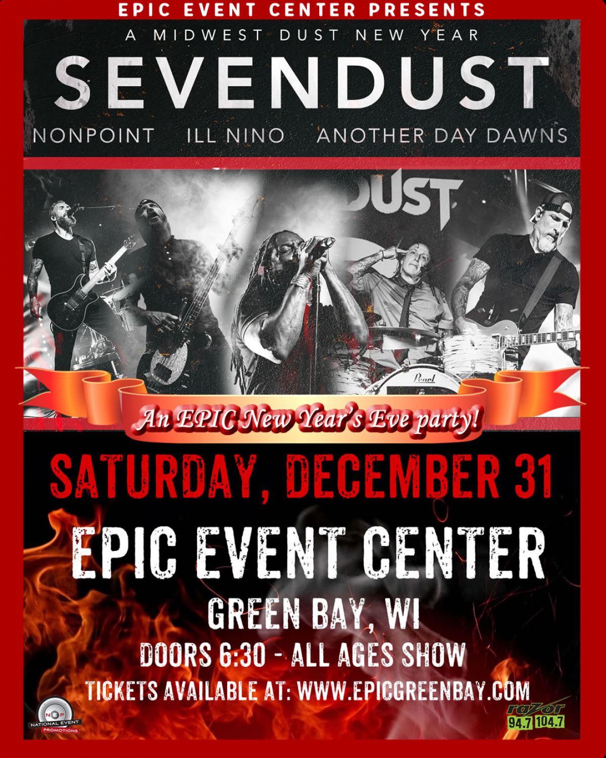 Sevendust at Masonic Temple - Jack White Theatre