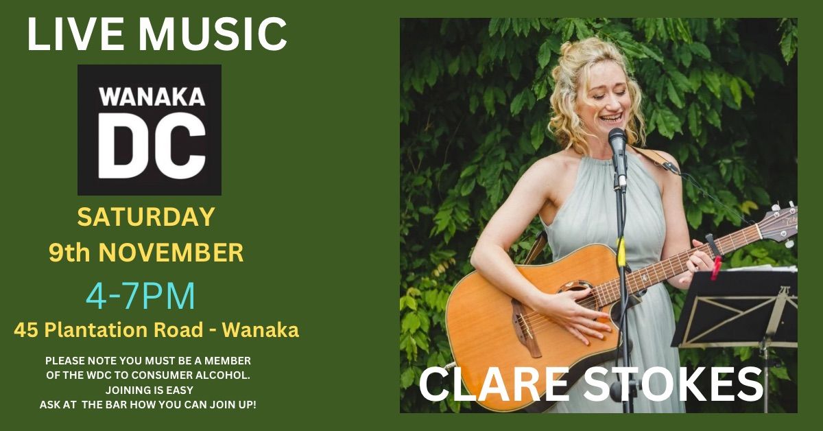 LIVE MUSIC - Clare Stokes