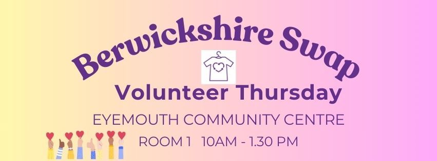 Volunteer Thursday Eyemouth Community Centre (Room 1) 