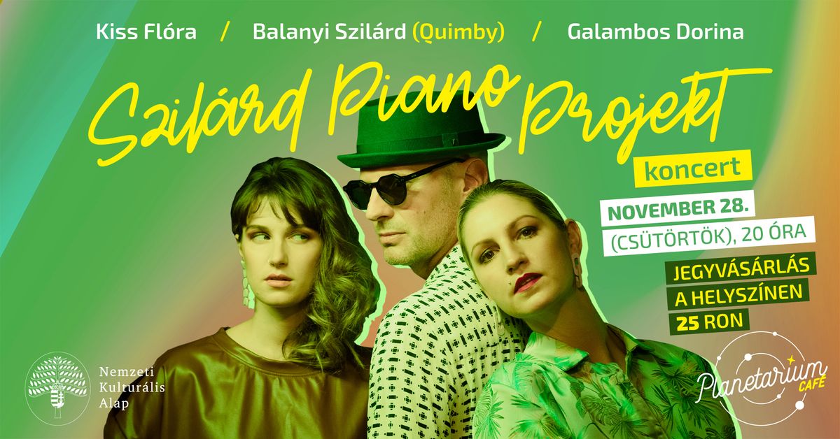 Szil\u00e1rd Piano Projekt \u25aa\ufe0f Koncert 