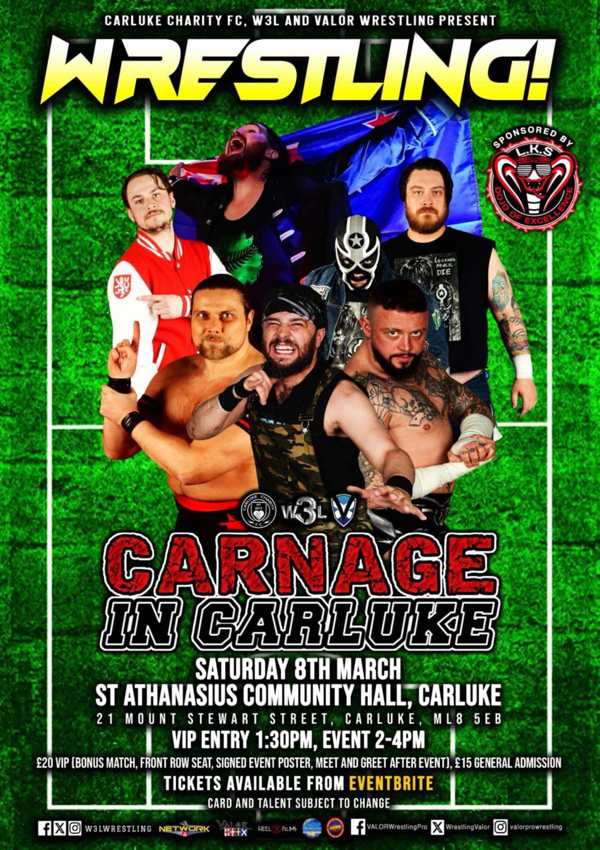 \u201cCarnage In Carluke\u201d Charity Wrestling Event