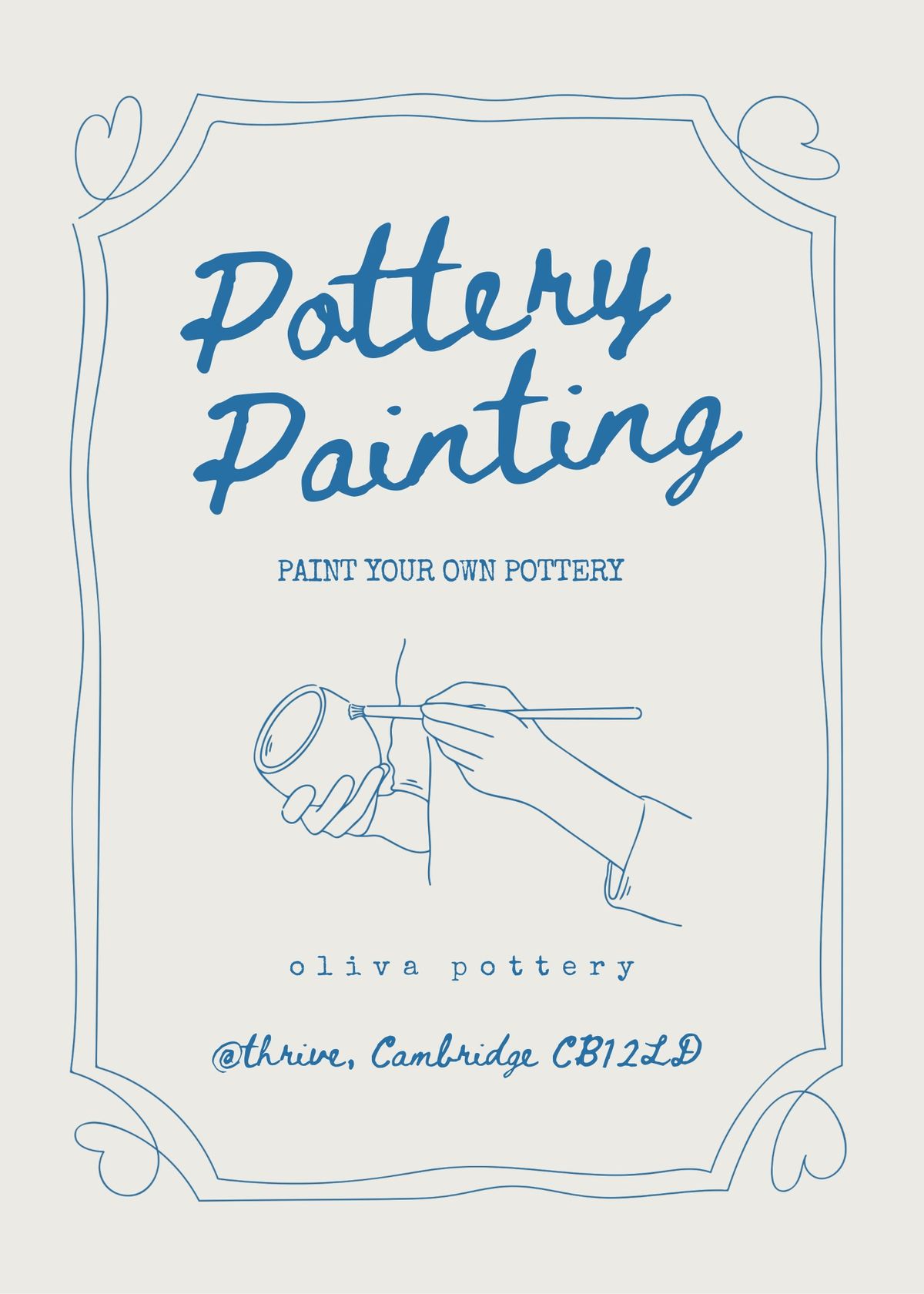 All Ages Pottery Painting