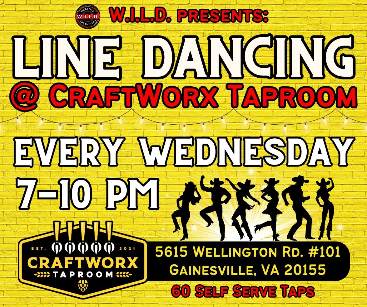 Wednesday Night Line Dancing @ CraftWorx Taproom (Gainesville)