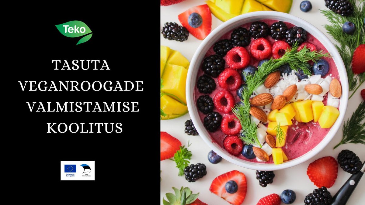 Tasuta veganroogade valmistamise koolitus