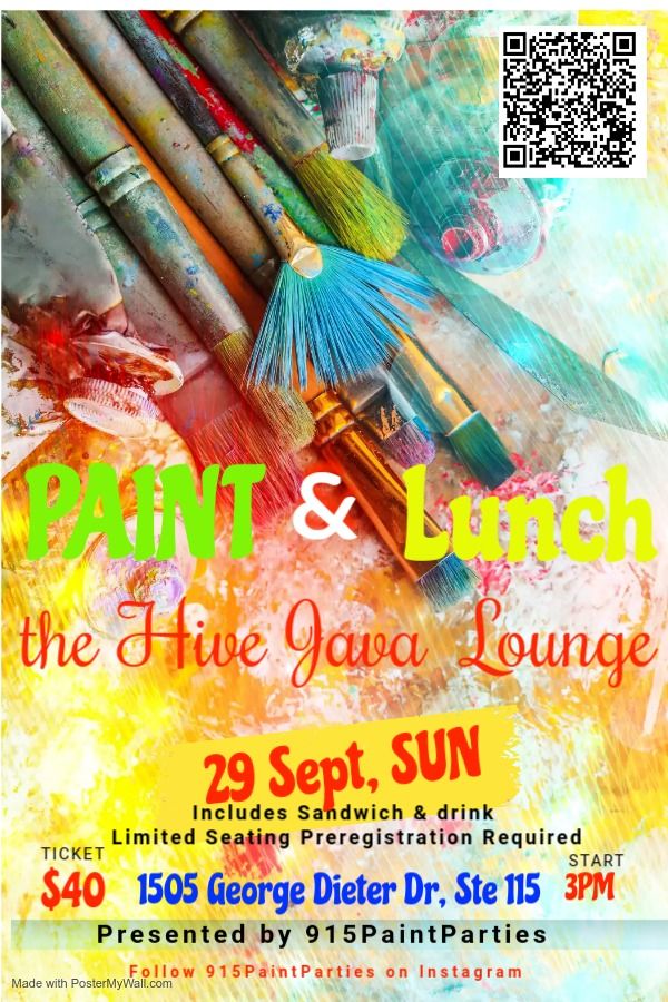 Paint Party at the Hive Java Lounge