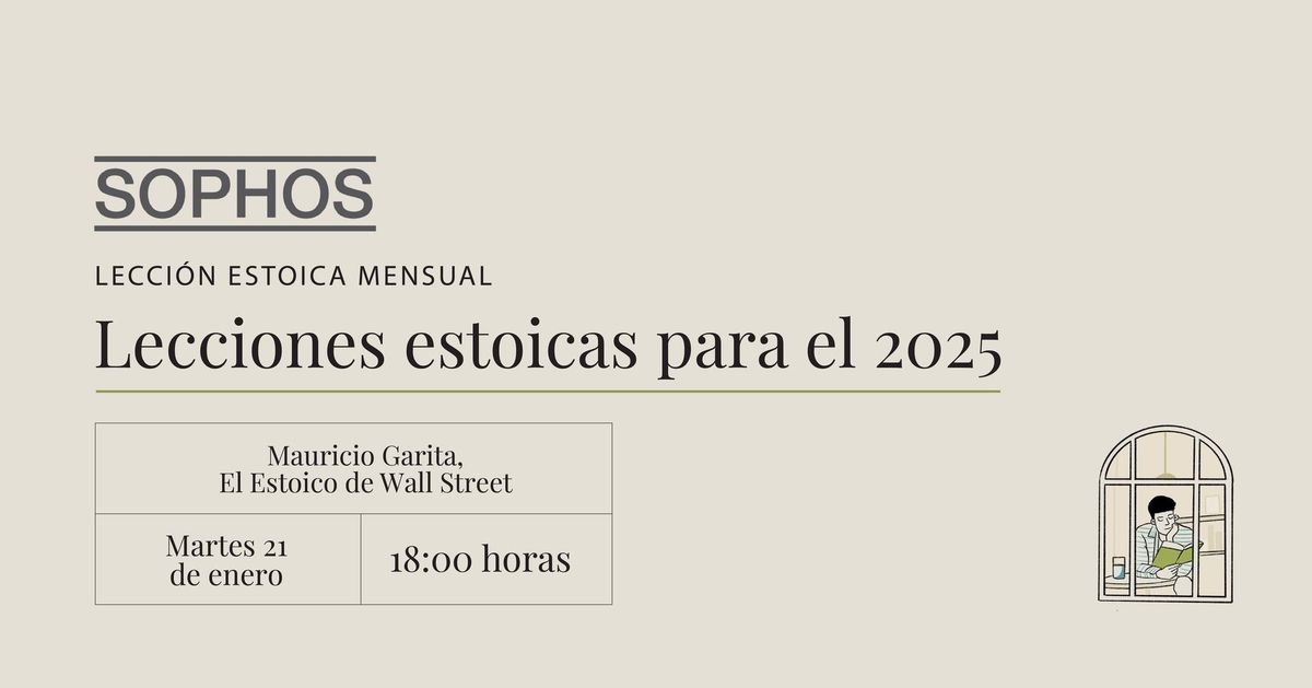 Conversatorio: "Lecciones estoicas para el 2025"