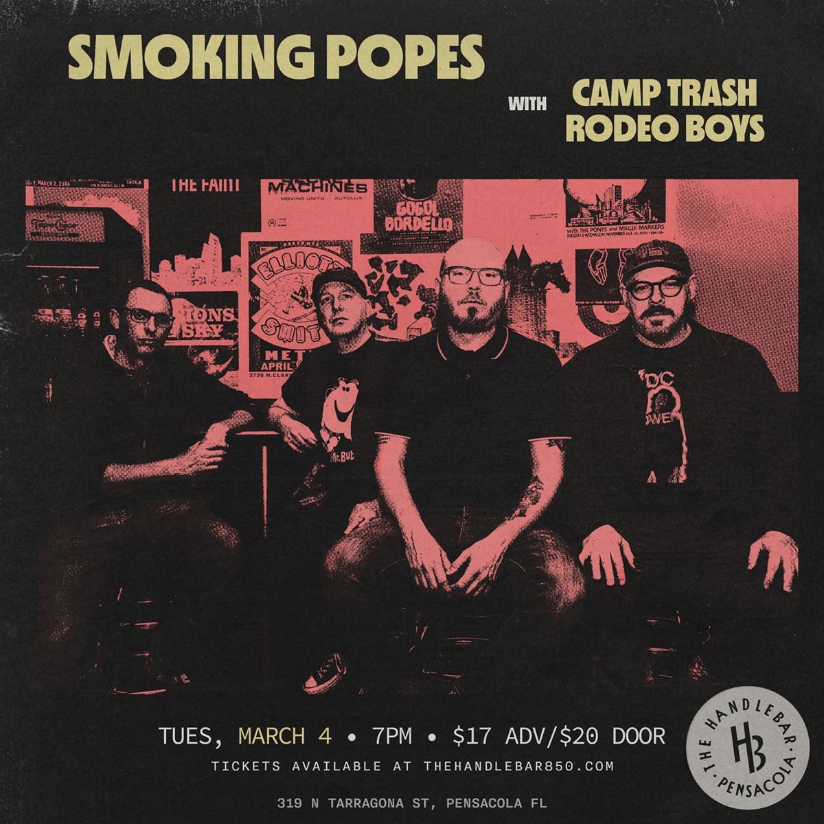 3\/4- Smoking Popes, Camp Trash, Rodeo Boys 