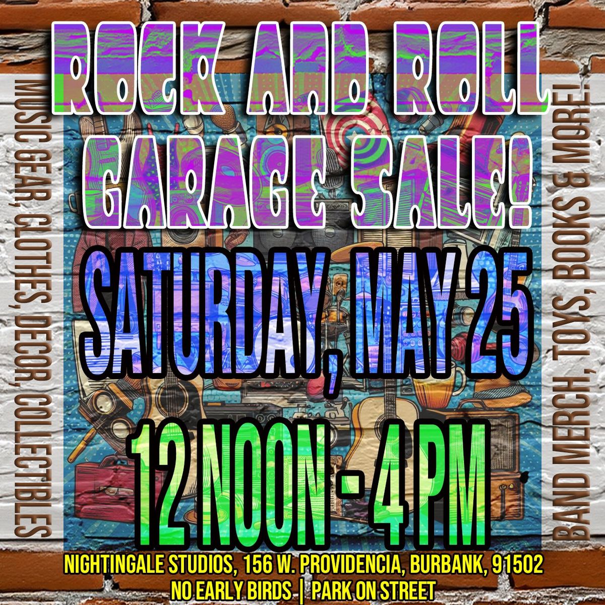 Rock and Roll Garage Sale