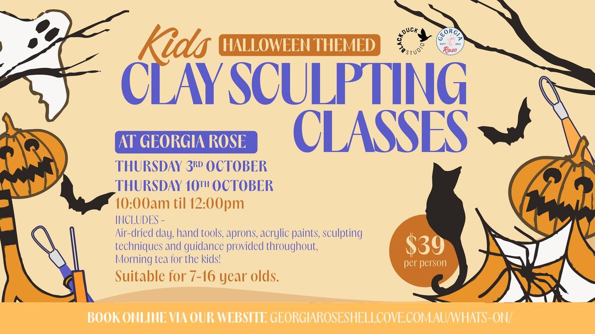 KIDS CLAY SCULPTING CLASSES 