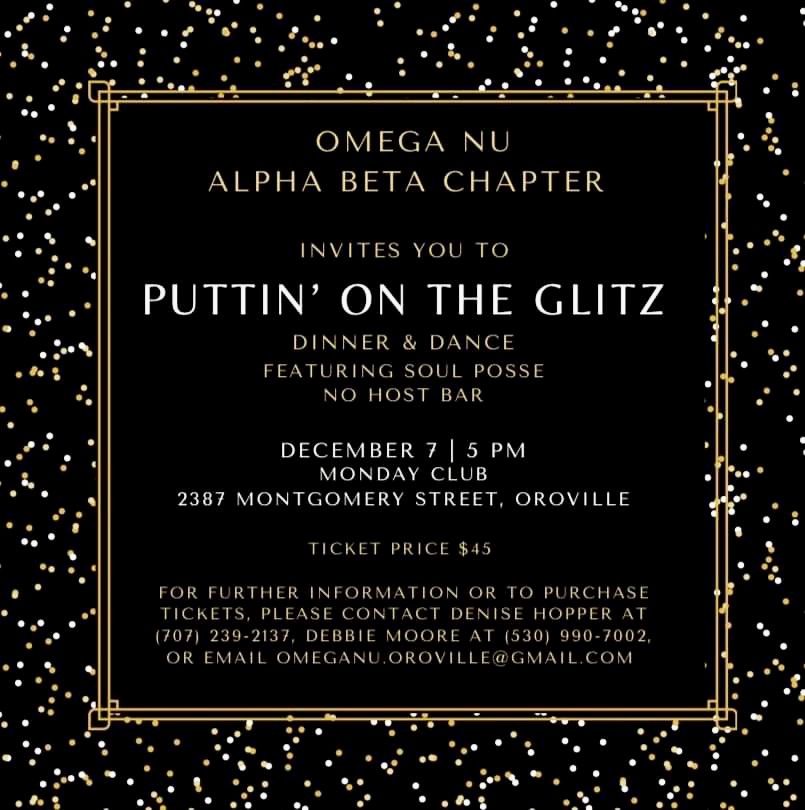 Omega Nu  Puttin\u2019 On the Glitz Dinner & Dance