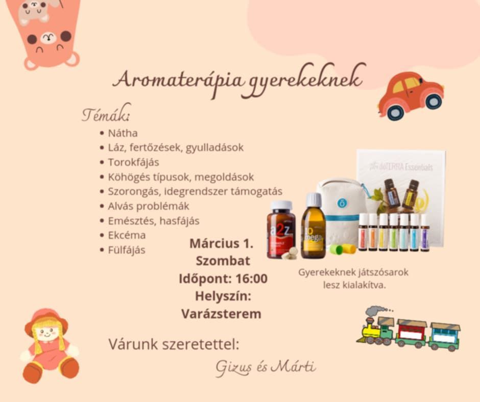 Aromater\u00e1pia gyerekeknek